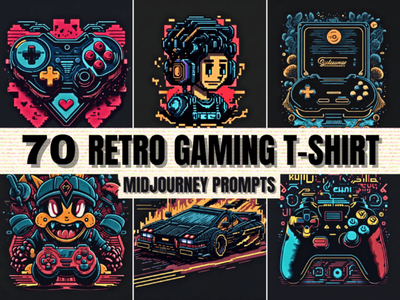 70 Retro T-shirt Midjourney Prompts: Sparking Nostalgic Designs for Modern Creators