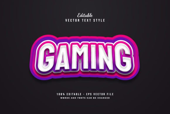 Bold Gaming Text Style Effect: A Designerβs Playground