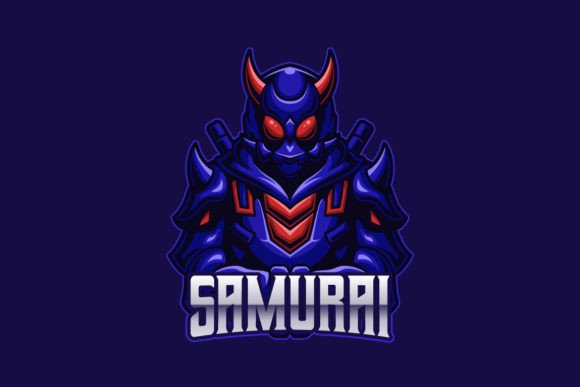 Building a Cohesive Brand Identity With the Blue Samurai E-sports Gaming Mascot Logo