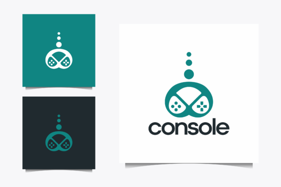 Crafting a Gaming Identity with Console Vector Logo Design