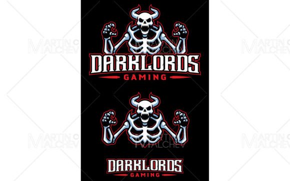 Darklords Gaming Mascot: The Premium Vector Art for Your Brand