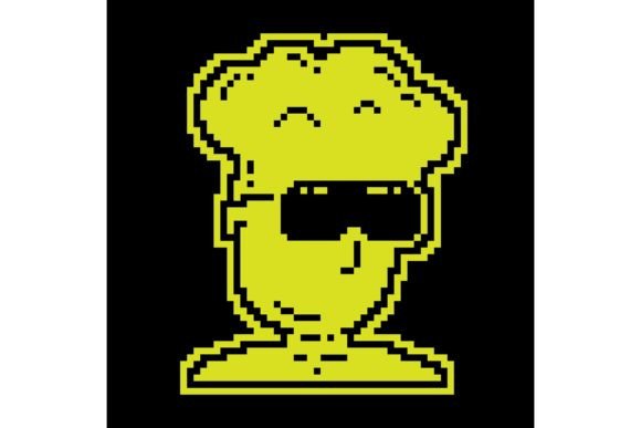 Decoding Visual Identity: The Role of Pixel Silhouette Icon, Teenager Boy in 3D Gaming Glasses