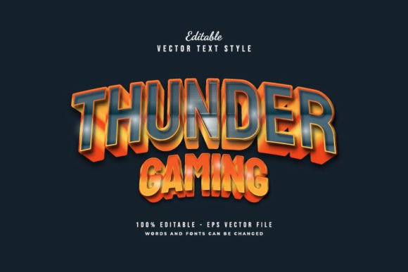 Evaluating the Thunder Gaming Text Effect for Your Design Workflow