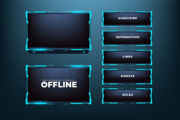Gaming Overlay Frame Template Design: Integrating Stream Graphics into Your Creative Workflow