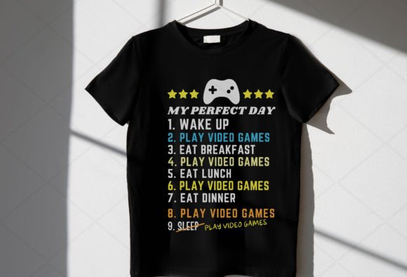 Is the My Perfect Day Video Games PNG Design Right for Your Next Craft Project?