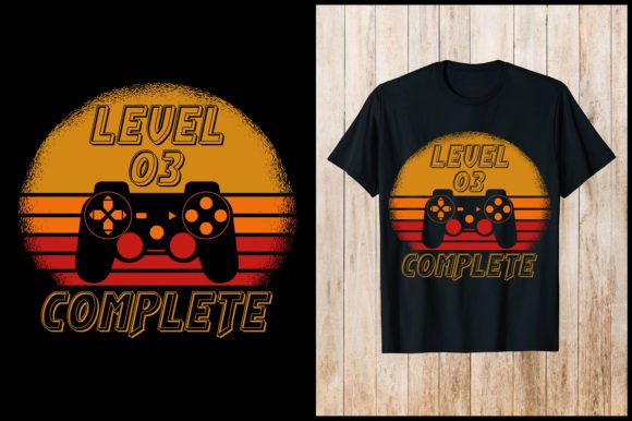Level 03 Complete Gaming T-Shirt Design Bundle