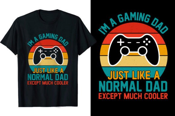 Retro Vintage Gaming T-Shirt Design Inspiration