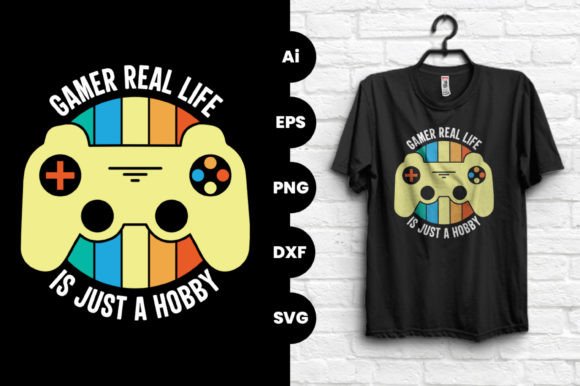 Unleash Your Creativity with Premium Gamer Real Life Gaming T-shirt Design