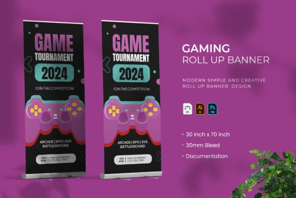 Using a Gaming Roll Up Banner to Attract More Customers and Elevate Your Brand