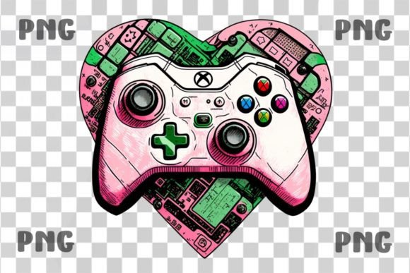 Valentine Gaming Controller PNG: A Practical Design Asset for Creative Projects